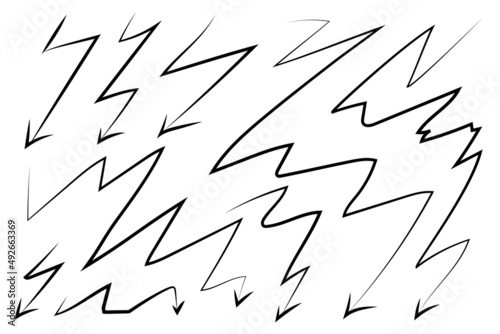 Battery charger, lightning bolt or thunderbolt symbol