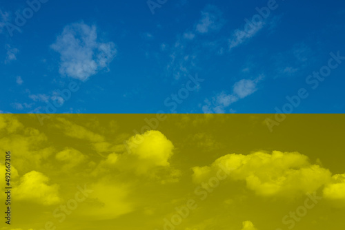 National flag of Ukraine