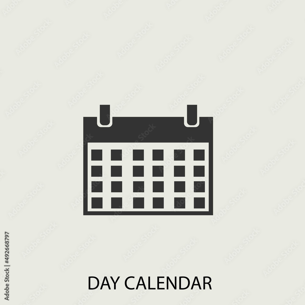 calendar vector icon illustration sign calendar vector icon illustration sign