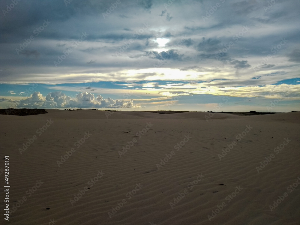 Region known as Morro Branco, now called Lençóis Piauienses. Place beautiful dunes and ponds formed by rainwater.