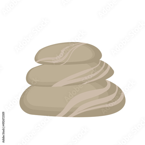 gray spa stones