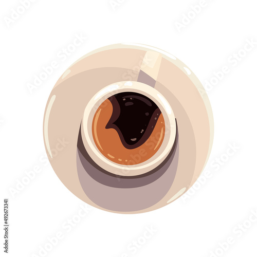 flat coffee mug design