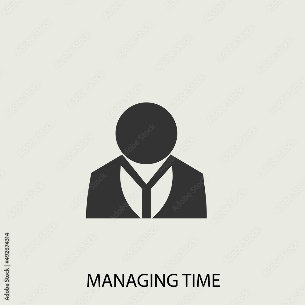 manager vector icon illustration sign manager vector icon illustration sign