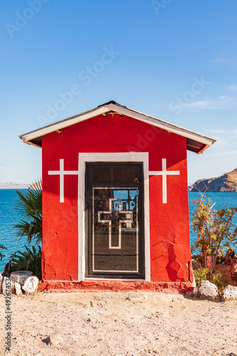 A small Catholic shrine on the Sea of Cortez. © Emily_M_Wilson