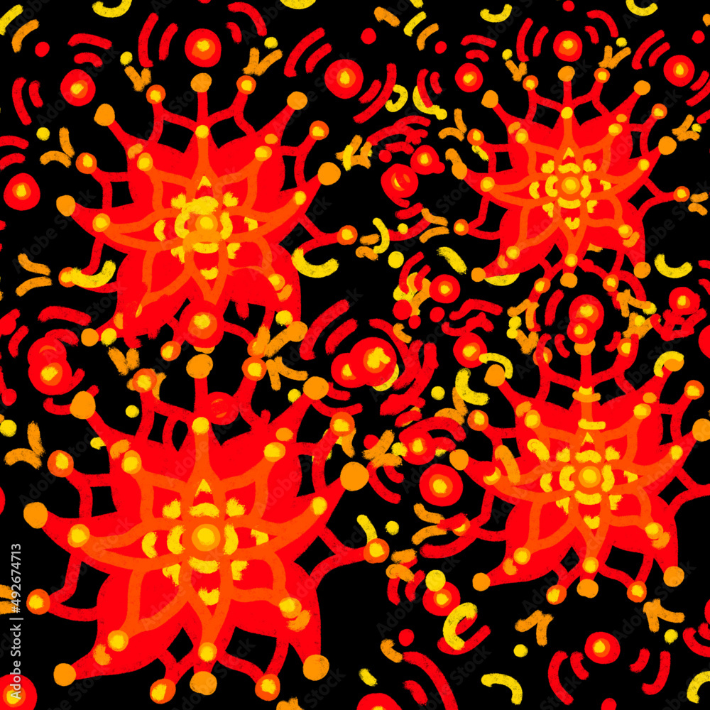 seamless pattern with flowers seamless pattern with flowers