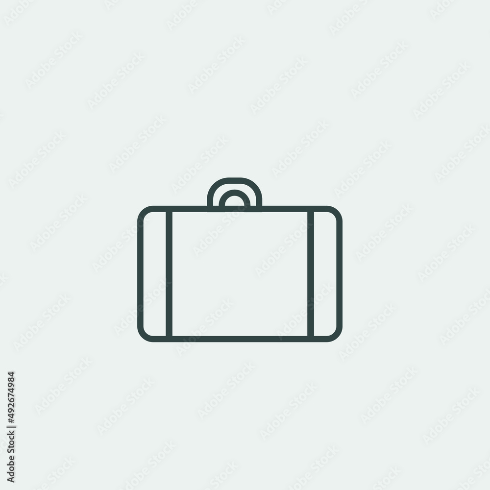 hotel luggage vector icon illustration sign hotel luggage vector icon illustration sign
