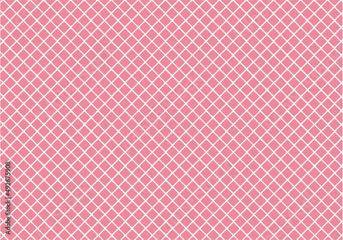 pink and white seamless diamond shape geometric pattern background 