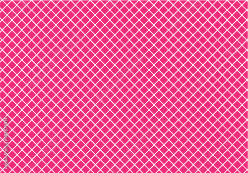 seamless diamond shape geometric pattern with pink and white background 