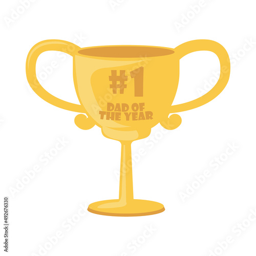 dad of the year trophy