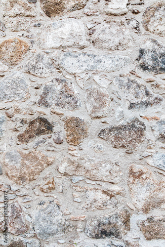 Detail of a stone wall on the Baja peninsula.