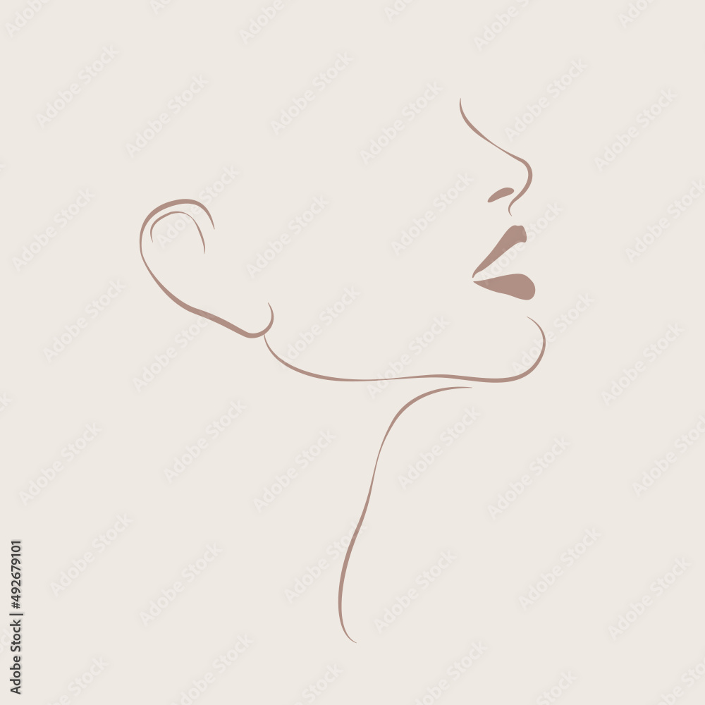 Abstract Woman Outline, Minimalistic Poster Art, Woman Poster, Woman Silhouette, Abstract Modern Poster, Trendy Wall Art, Vector Illustration Background Abstract Woman Outline, Minimalistic Poster Art, Woman Poster, Woman Silhouette, Abstract Modern Poster, Trendy Wall Art, Vector Illustration Background