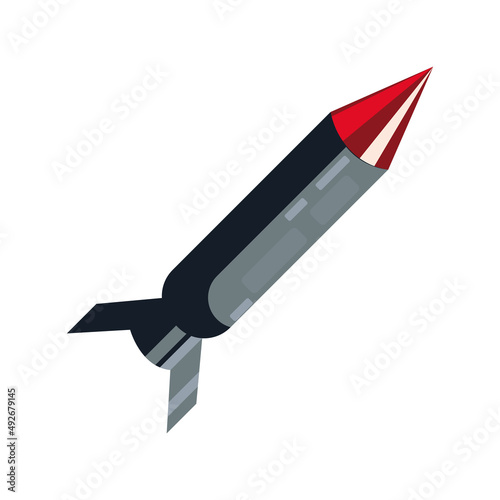 flat missile design photo