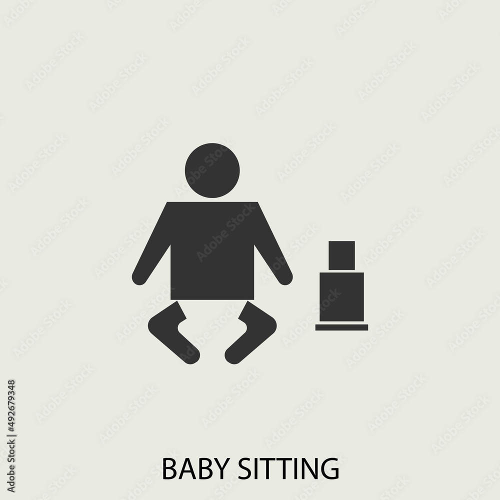 Child vector icon illustration sign Child vector icon illustration sign