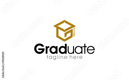 Illustration vector graphic of congratulations graduation concept logo design template-01