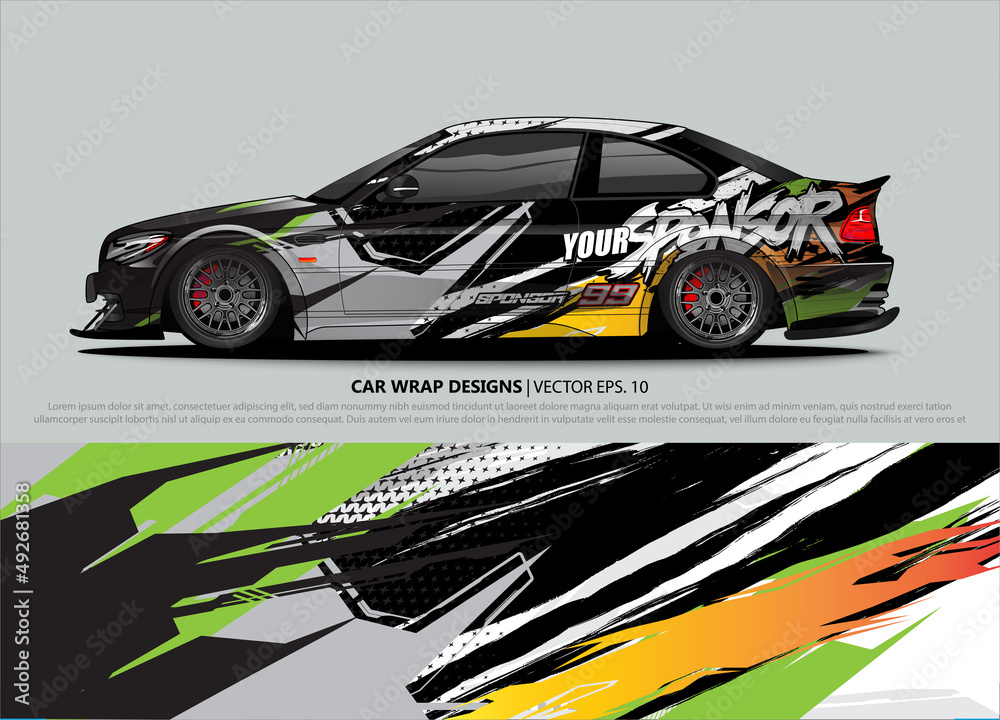 car graphic background vector. abstract lines vector with modern camouflage design concept for truck and vehicles graphics vinyl wrap
car graphic background vector. abstract lines vector with modern camouflage design concept for truck and vehicles graphics vinyl wrap