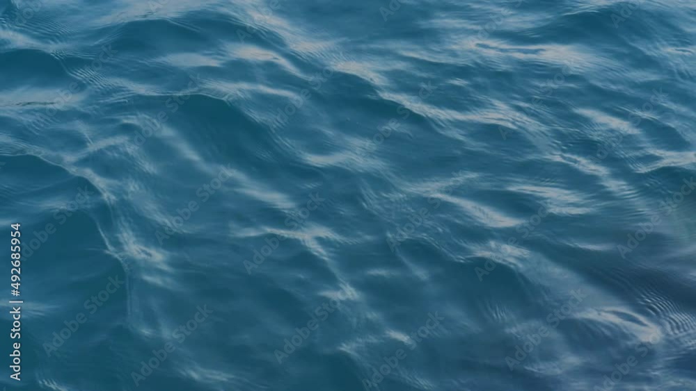 Never endless  water surface view  