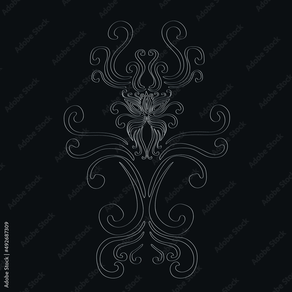 A beautiful seamless pattern. Cute patterns and swirls. Pattern for wallpaper and backgrounds A beautiful seamless pattern. Cute patterns and swirls. Pattern for wallpaper and backgrounds
