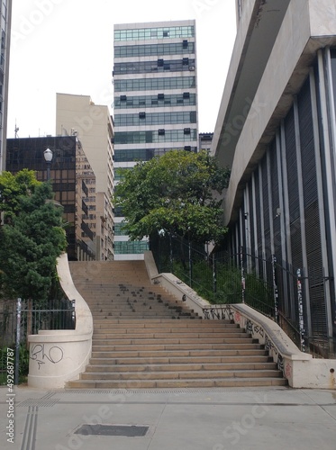 stairs to the city