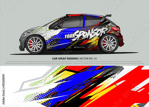 car graphic background vector. abstract lines vector with modern camouflage design concept  for truck and vehicles graphics vinyl wrap 