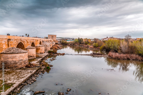 The Roman Bridge and the Calahorra Tower in Cordoba, Spain © EnginKorkmaz