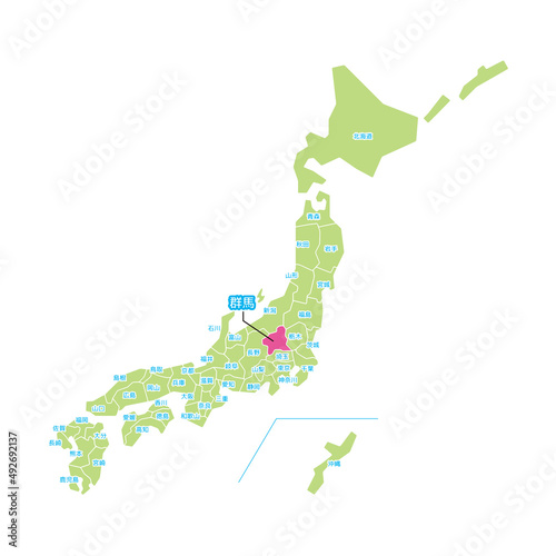 群馬県 地図