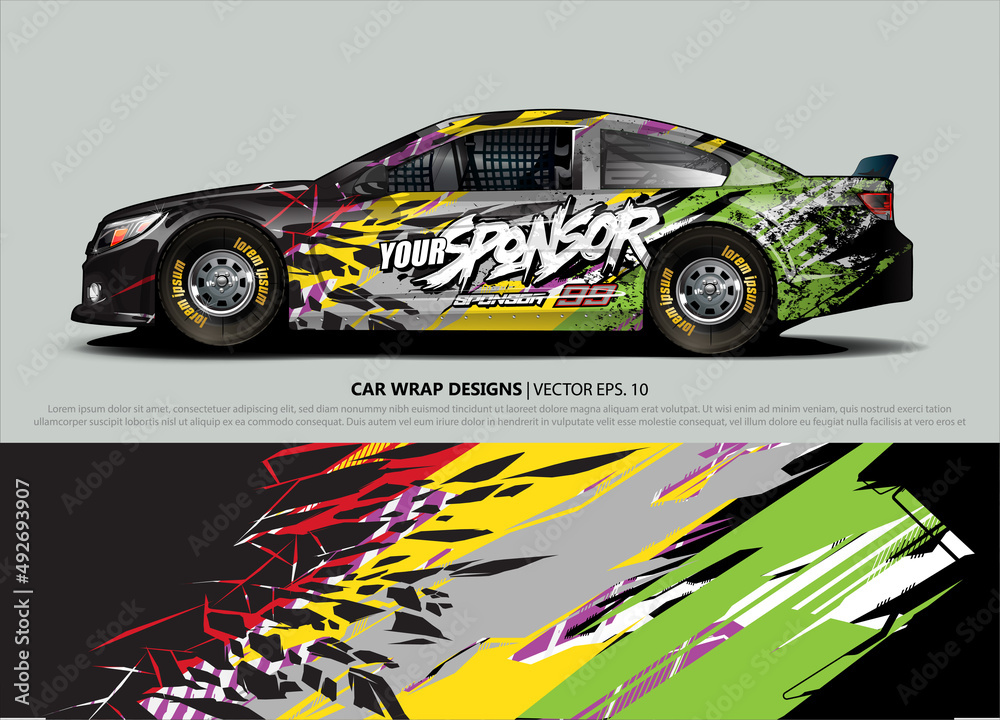 car wrap design. simple lines with abstract background vector concept for vehicle vinyl wrap and automotive decal livery
car wrap design. simple lines with abstract background vector concept for vehicle vinyl wrap and automotive decal livery
