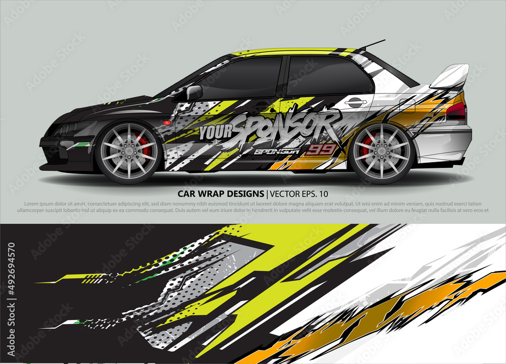 car wrap design. simple lines with abstract background vector concept for vehicle vinyl wrap and automotive decal livery
car wrap design. simple lines with abstract background vector concept for vehicle vinyl wrap and automotive decal livery