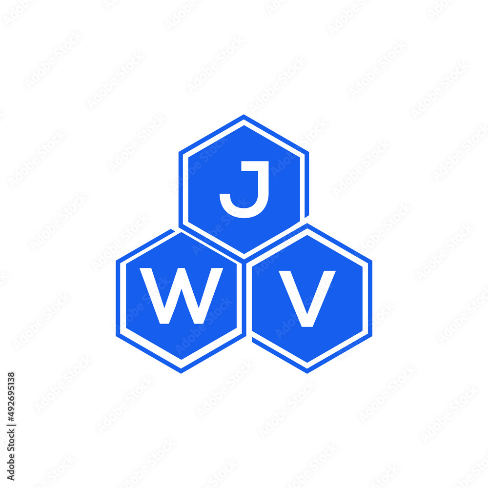 JWV letter logo design on White background. JWV creative initials letter logo concept. JWV letter design. JWV letter logo design on White background. JWV creative initials letter logo concept. JWV letter design.