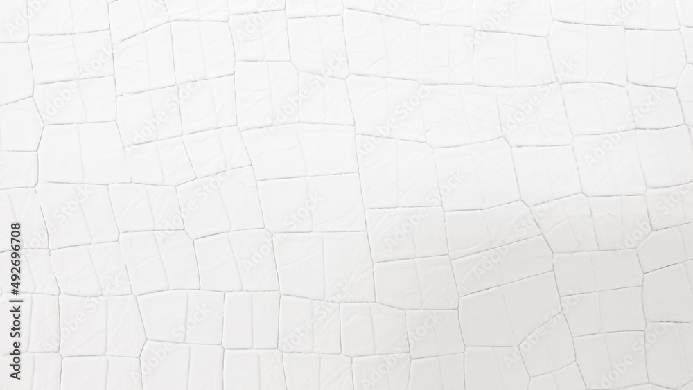Naklejka premium white leather texture background. copy space for image or text