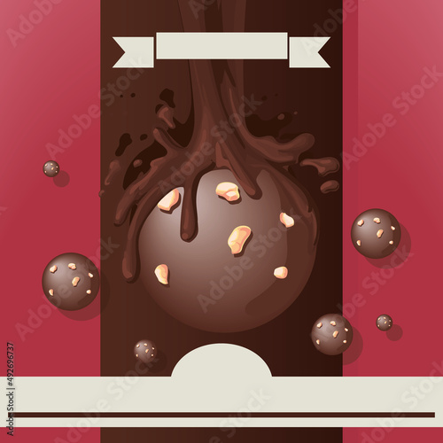 chocolate bubble card