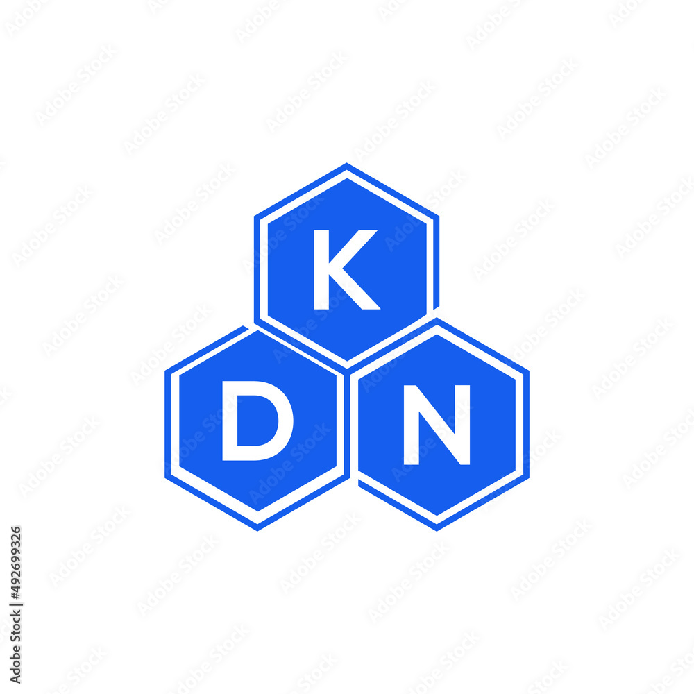 KDN letter logo design on White background. KDN creative initials letter logo concept. KDN letter design. KDN letter logo design on White background. KDN creative initials letter logo concept. KDN letter design.
