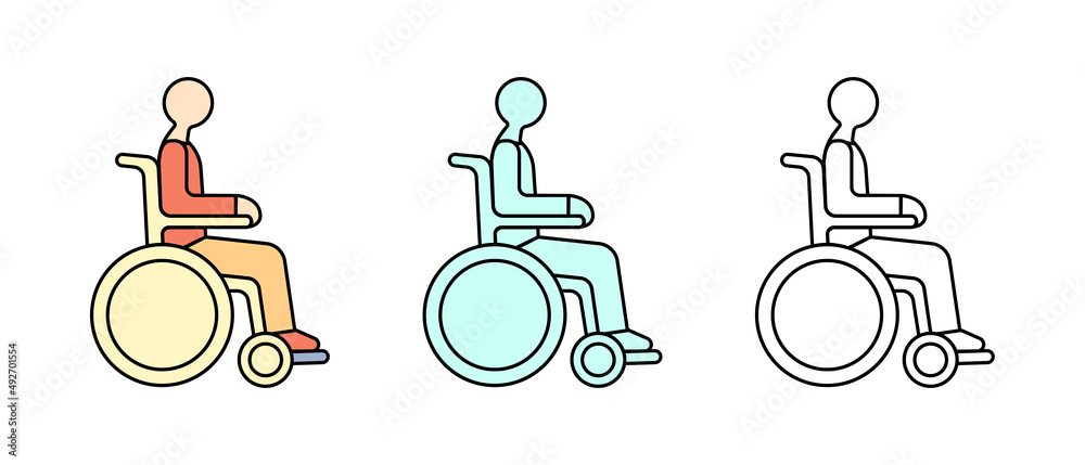 illustration-of-a-person-in-a-wheelchair-medical-logo-for-the-disabled