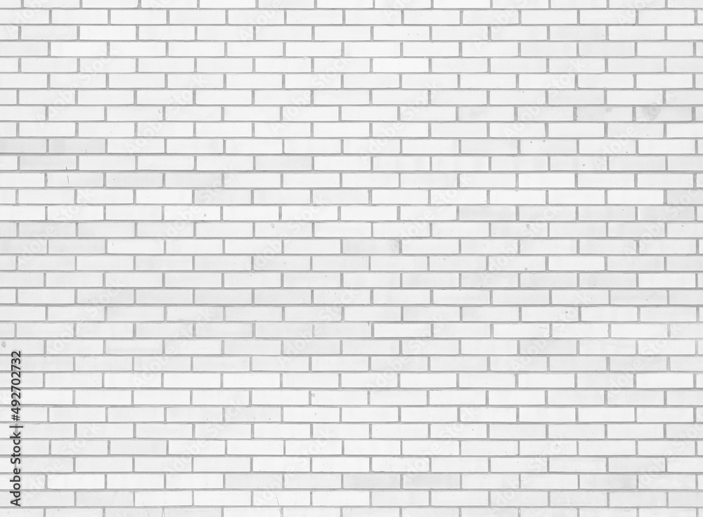 white brick wall