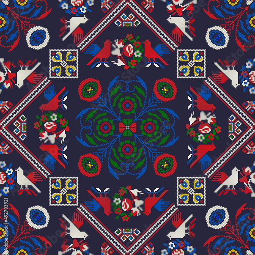 Ukrainian embroidery pattern 7