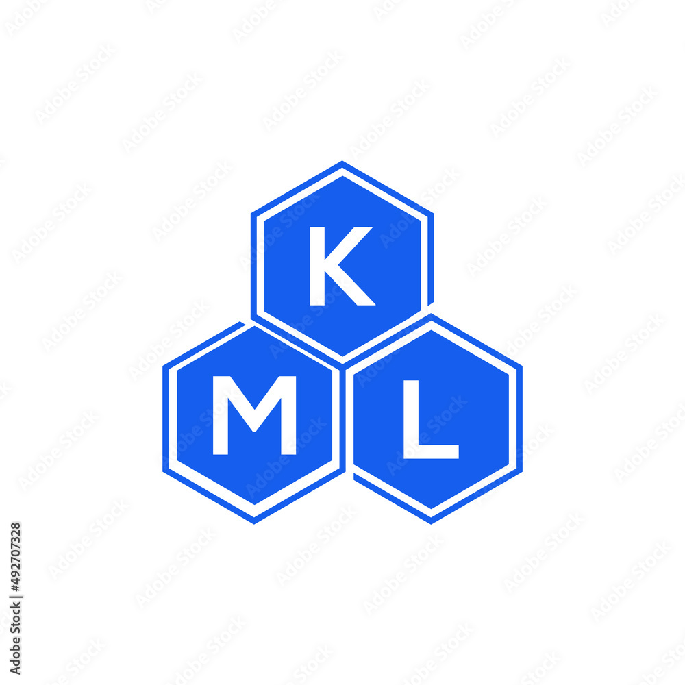 KML letter logo design on White background. KML creative initials letter logo concept. KML letter design. 
