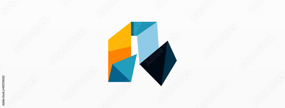 Creative geometric wallpaper. Abstract ribbon style line composition. Techno business template for wallpaper, banner, background or landing Creative geometric wallpaper. Abstract ribbon style line composition. Techno business template for wallpaper, banner, background or landing
