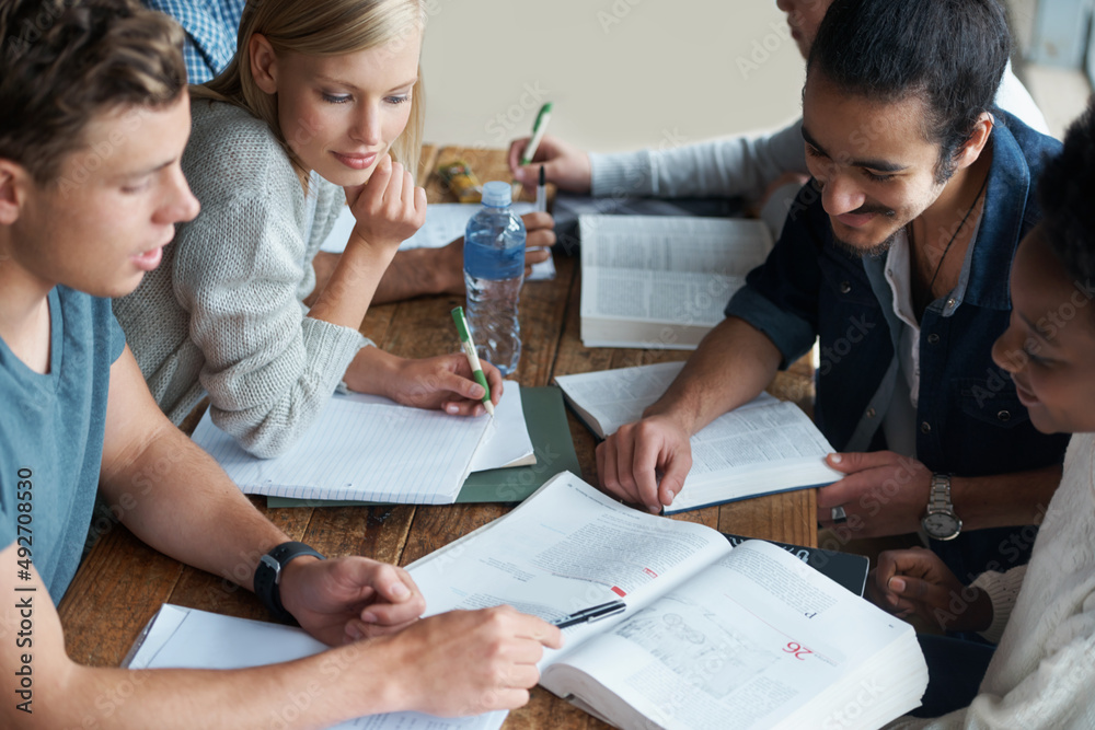 Yes, but if you factor in this section of work.... A group of college students sitting together and studying. Yes, but if you factor in this section of work.... A group of college students sitting together and studying.