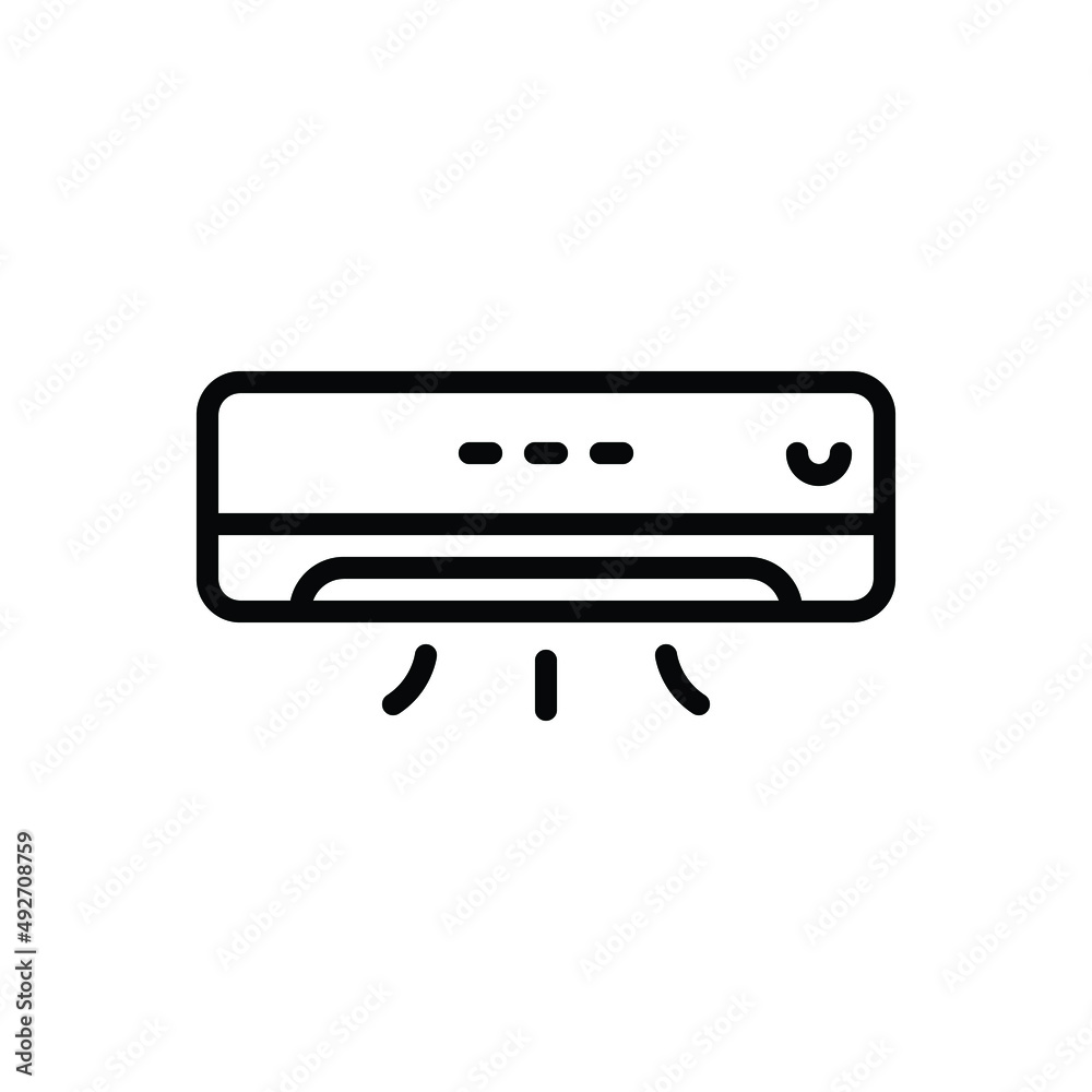 Black line icon for conditional Black line icon for conditional