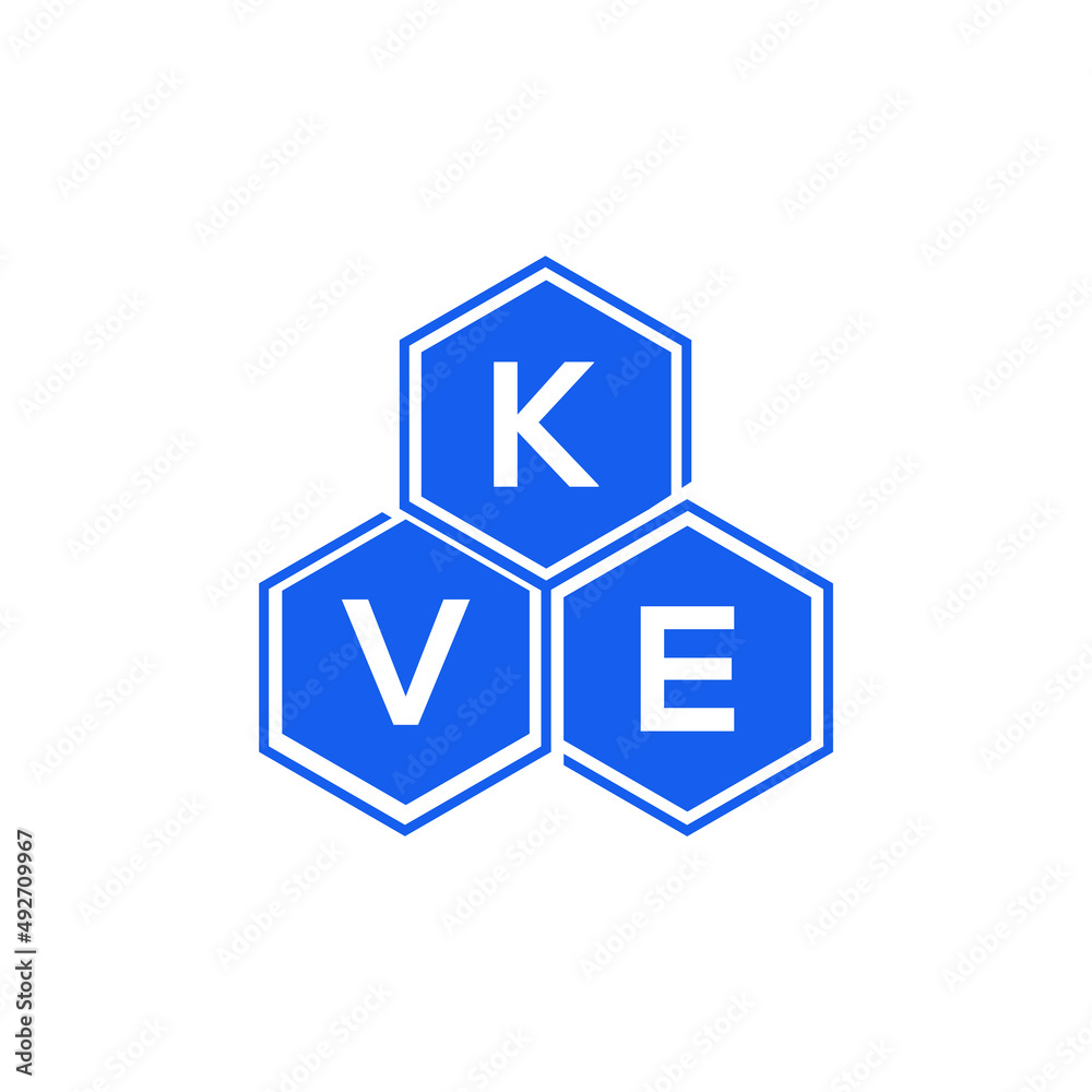 KVE letter logo design on White background. KVE creative initials letter logo concept. KVE letter design. 
