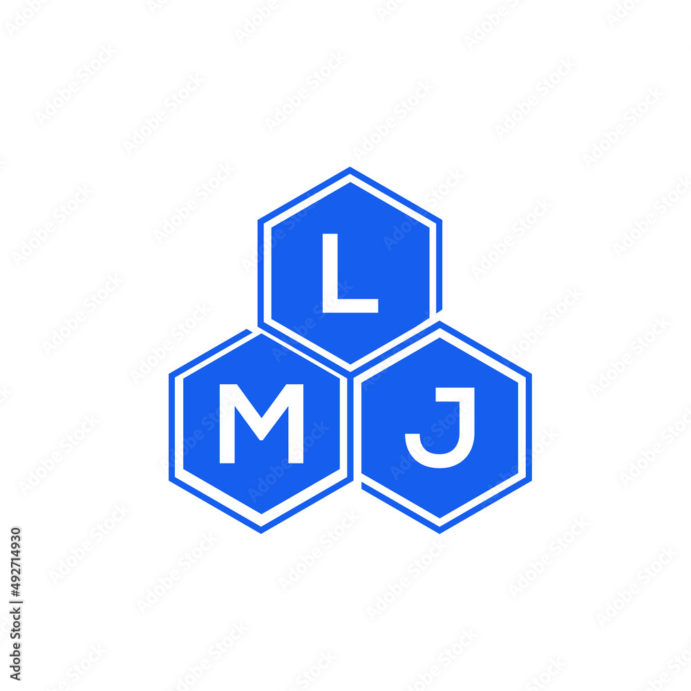 LMJ letter logo design on White background. LMJ creative initials letter logo concept. LMJ letter design. LMJ letter logo design on White background. LMJ creative initials letter logo concept. LMJ letter design.