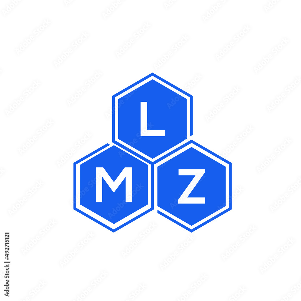 LMZ letter logo design on White background. LMZ creative initials letter logo concept. LMZ letter design. LMZ letter logo design on White background. LMZ creative initials letter logo concept. LMZ letter design.