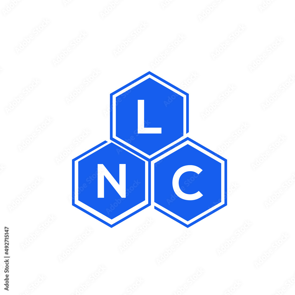 LNC letter logo design on White background. LNC creative initials letter logo concept. LNC letter design. LNC letter logo design on White background. LNC creative initials letter logo concept. LNC letter design.