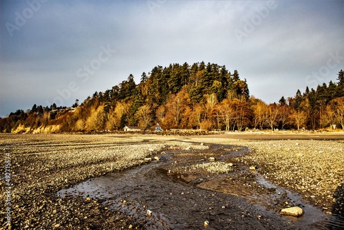autumn landscape in the mountains