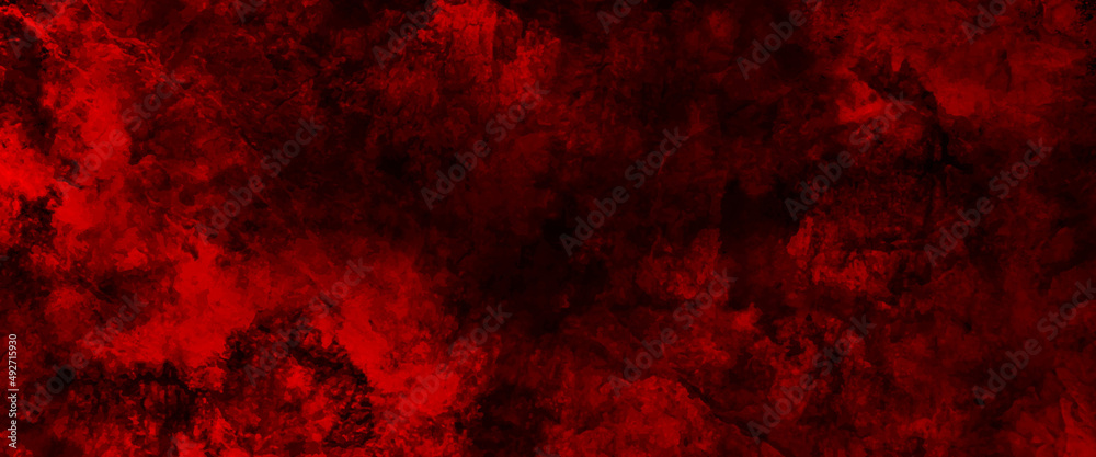 Old wall texture cement black red background abstract dark color design are light with watercolor background in red painting with cloudy distressed texture and marbled grunge design. Old wall texture cement black red background abstract dark color design are light with watercolor background in red painting with cloudy distressed texture and marbled grunge design.