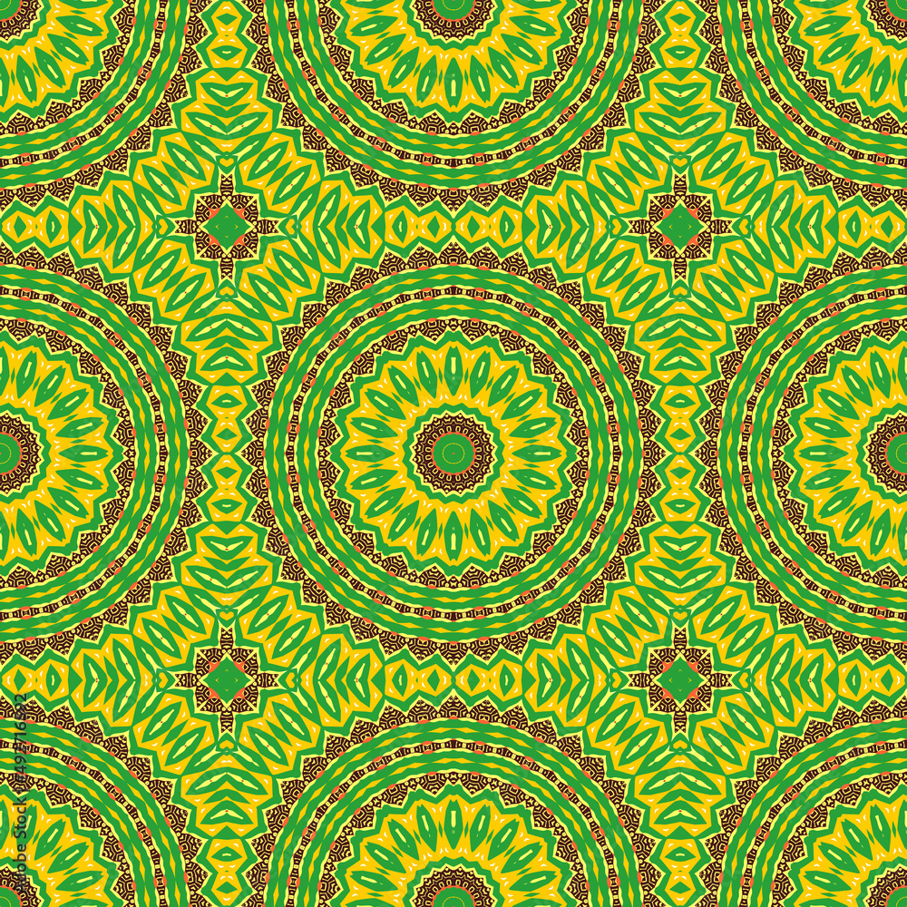 Obraz premium Abstract ornament background, seamless pattern.