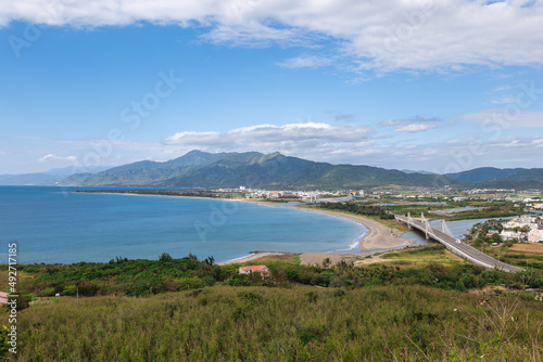 view over checheng town at pingtung county in taiwan