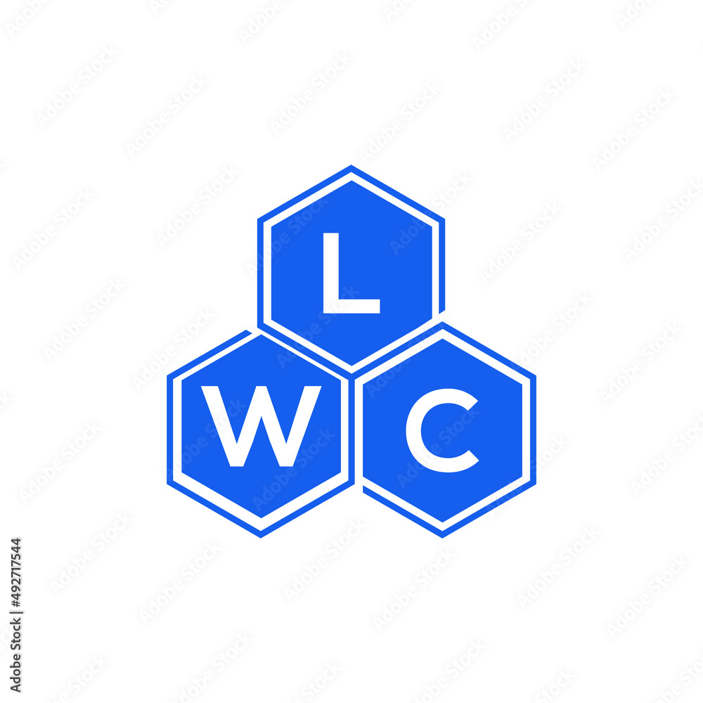 LWC letter logo design on White background. LWC creative initials letter logo concept. LWC letter design. LWC letter logo design on White background. LWC creative initials letter logo concept. LWC letter design.