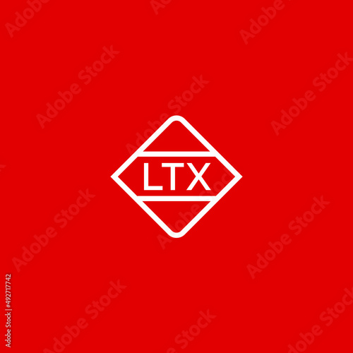 LTX letter design for logo and icon.vector illustration. photo