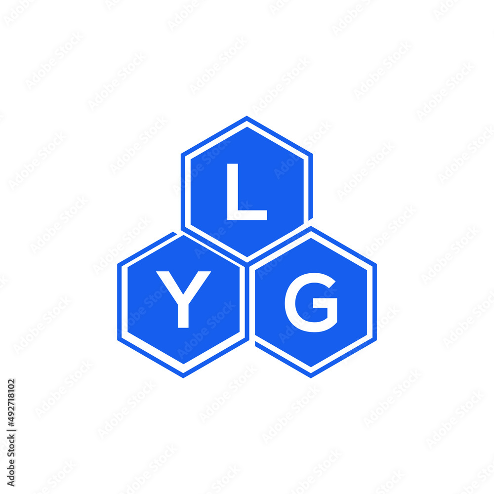 LYG letter logo design on White background. LYG creative initials letter logo concept. LYG letter design. LYG letter logo design on White background. LYG creative initials letter logo concept. LYG letter design.