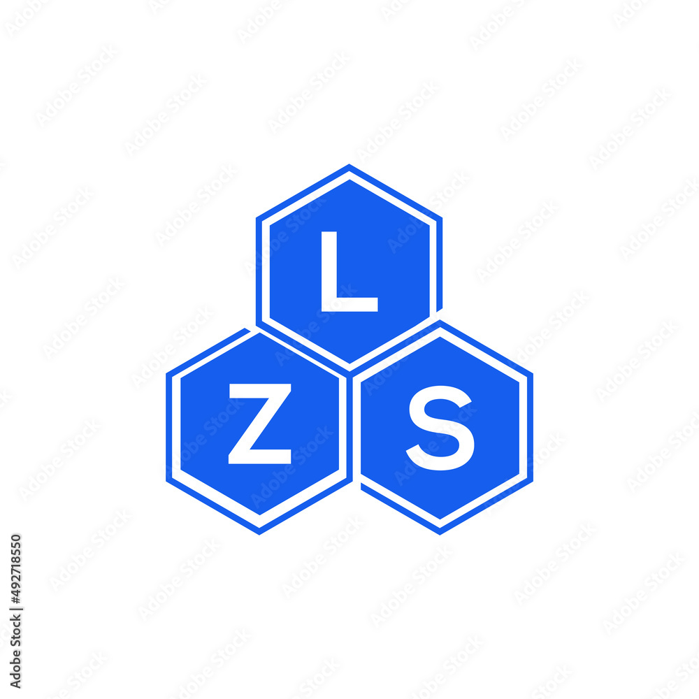 LZS letter logo design on White background. LZS creative initials letter logo concept. LZS letter design. LZS letter logo design on White background. LZS creative initials letter logo concept. LZS letter design.